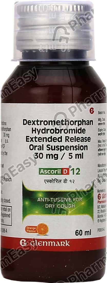 Ascoril 30 MG Suspension (60): Uses, Side Effects, Price & Dosage ...