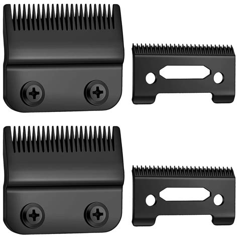 2 Sets Adjustable Hair Clippers Blades 2-Hole Hair Trimmer Replacement ...