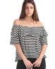 Buy Black and White Tops for Women by SUGR Online | Ajio.com
