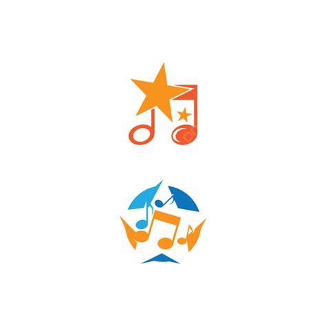Natural Note Vector Hd PNG Images, Musik Note Logo Template Vector ...
