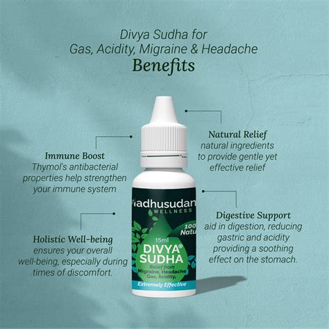 Divyasudha Drops: Gentle Relief for Gas, Acidity & Migraines