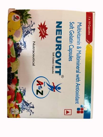 A TO Z GOLD STANDARD NEUROVIT MULTIVITAMIN & MULTIMINERAL TABLET ELDER ...