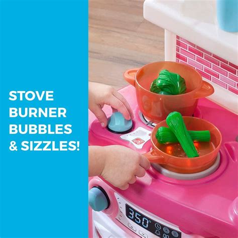 Buy Step2 Fun with Friends Kitchen | Pink Kitchen with Realistic Lights ...
