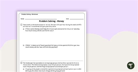 Solving the Money Problem Step 的图像结果