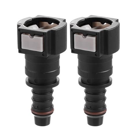 X AUTOHAUX 2pcs Car 3/8 Fuel Line Quick Connector Fuel Line Nylon Hose ...