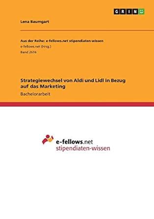 Buy Strategiewechsel von Aldi und Lidl in Bezug auf das Marketing Book ...
