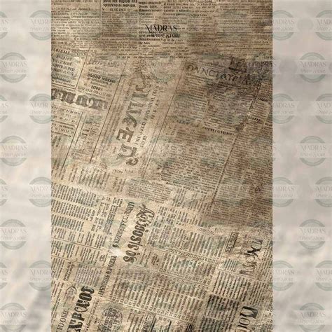Vintage Newspaper - Printed Food Backdrops – Madras Prop Store