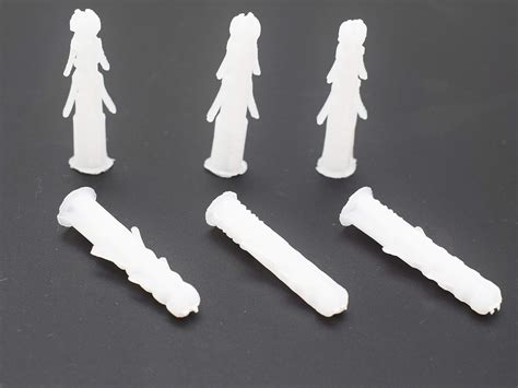 RAB Plastic Rawal Wall Plug Frame Fixings Tube, White, 35mm, Pack of 50 ...