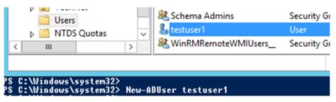 Create Domain User 的图像结果