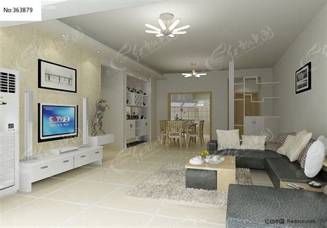 3D客厅模型和3D客厅效果图图片_室内装修_编号363021_红动中国