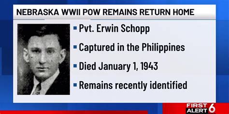 Nebraska WWII POW remains return home