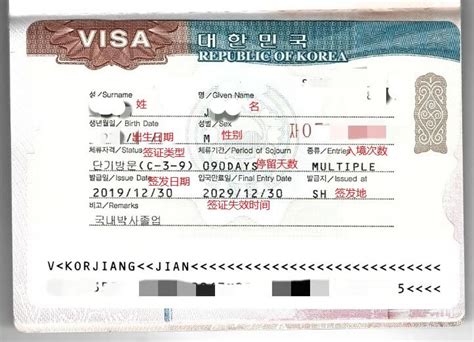South Korea C39 ten years multiple tourist visa how to handle-EASYGO