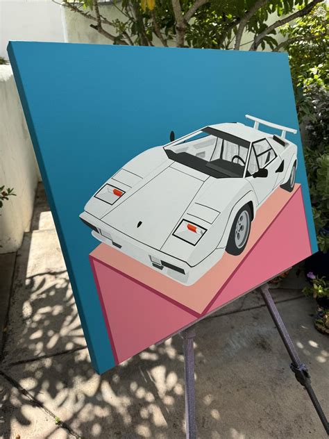 My Miami Vice Color Themed Lambo Painting: Episode “Bought And Paid For ...
