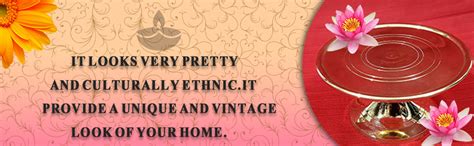 SK Metals Brass Decorative Round Pooja Kamatshi Diya Stool (Stand ...