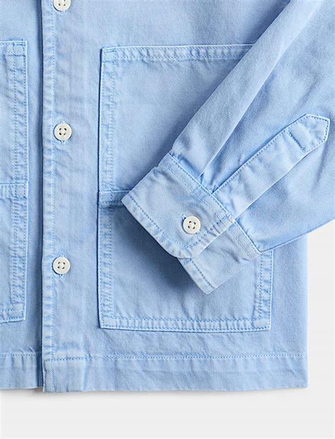 Buy Pure Cotton Twill Overshirt (2-8 Yrs) at Marks & Spencer