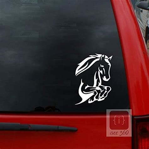 ISEE 360® Jumping Horse Reflecter Sticker for Bike and Car Window Hood ...