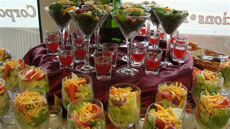 Adeline Leigh Catering - Wedding Hot Buffets: Individual salads ...