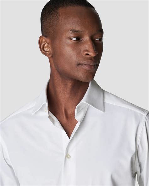 Solid Four-Way Stretch Shirt - Eton