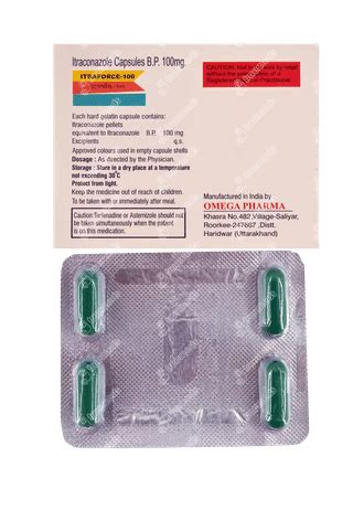 Itraforce 100 Capsule 4: Uses, Side Effects, Price & Substitutes