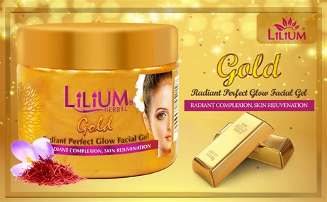 Buy Lilium Herbal Radiant Perfect Glow Gold Facial Gel (900 ml) Online ...