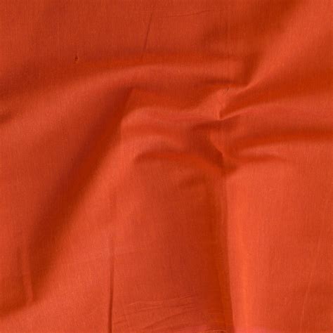 Pure South Cotton Ginger Orange Fabric – Sanskruti