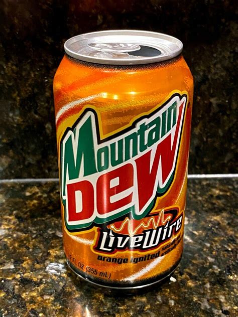 Original Mountain Dew Live Wire Can 12oz - First Issue 2003 - LiveWire ...
