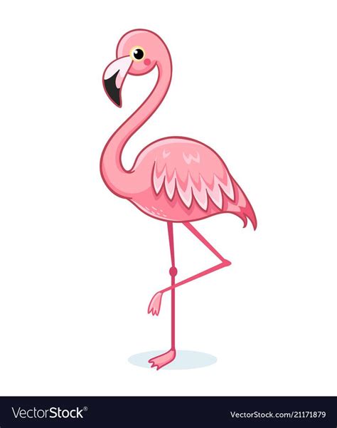 pink flamingo drawing easy