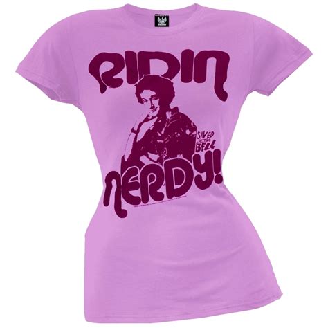 Saved By The Bell - Ridin Nerdy Ladies T-Shirt - Large - Walmart.com