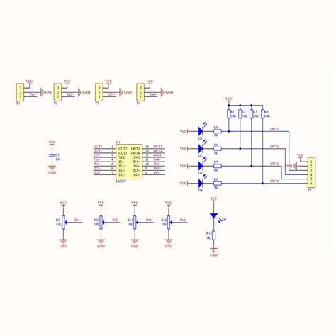 HALJIA 4-Channel Infrared Tracking Obstacle Avoidance Sensor Module 4CH ...