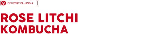 Buy Rose Litchi Kombucha Online in India – Borécha