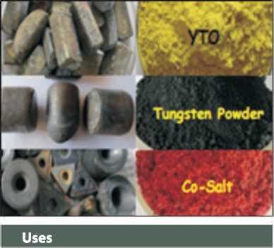 Yellow Tungsten Oxide and Tungsten Metal Powder from Fleavy Alloy ...