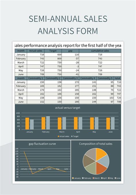 Semi-annual Sales Analysis Form Excel Template And Google Sheets File ...