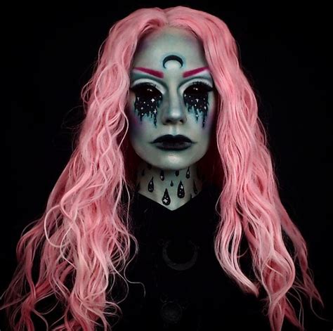 Alien Halloween Makeup 的图像结果