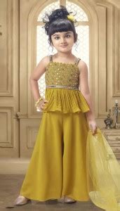 Krimaa Jiyansh Girls Festive & Party Kurta and Pallazo Set Price in ...