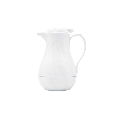 Pichel Termico Blanco Ranurado de 64 Onzas THUNDER PLWS064WT