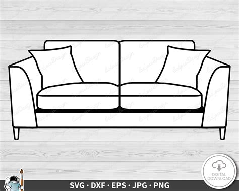 Fancy Sofa Clip Art