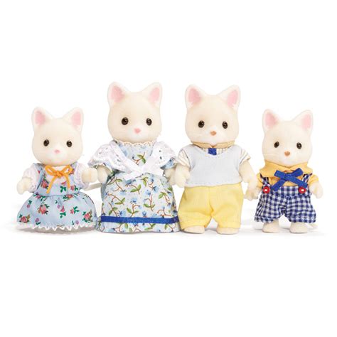 Calico Critters of Cloverleaf Corners - Silk Cat Family - Walmart.com