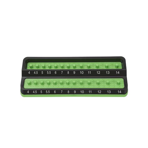 Mechanic's Time Savers 1/4 in. Metric Peg Socket Holder, Green ...