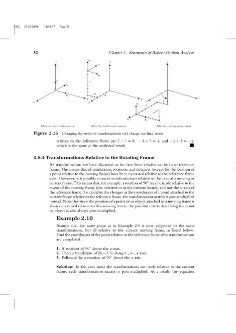 C02 Kinematics of Robots: Position Analysis - Chapter 2 Notes - Studocu