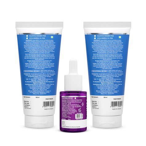 Acne Busting Kit (2% Salicylic Acid Gel Face Wash + 2% Salicylic Acid ...