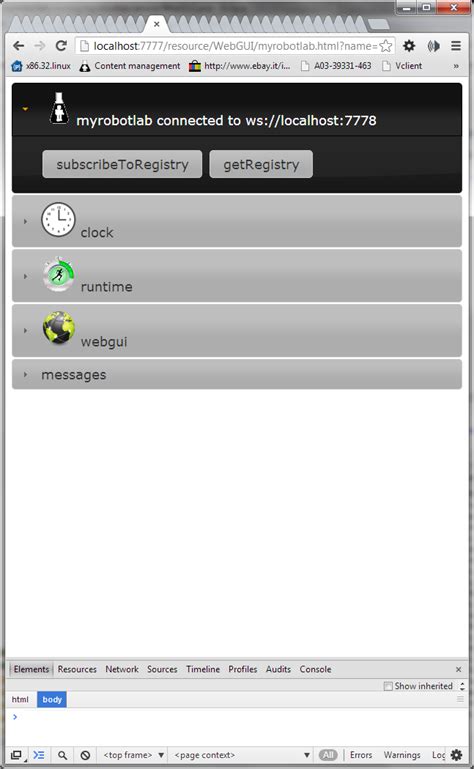 Image result for Myrobotlab Tutorial Web GUI