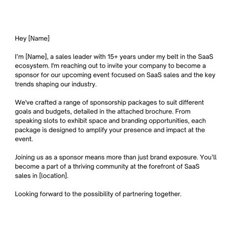 9 Sponsorship Email Examples I Love (For Your Inspiration) - Blog