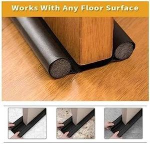 CREATIVELOOP (PACK OF 4)Door Bottom Sealing Strip Guard (36 inch) Floor ...