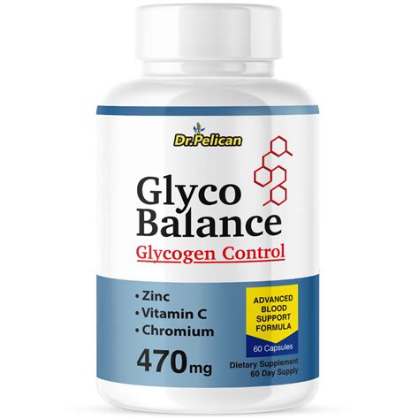 Glyco Balance Glycogen Control- Blood & Heart Support- 60 Capsules - Walmart.com