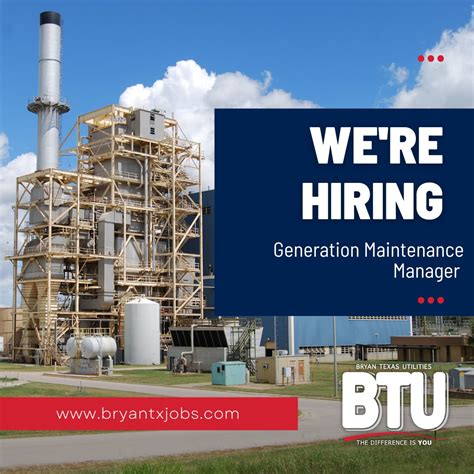 #hiring #engineeringjobs #bryantx #btucareers #publicpower | Bryan ...