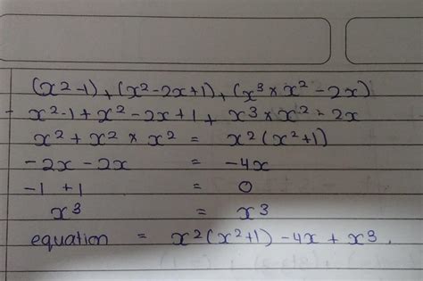 X^2 - 1, x^2 - 2x + 1, x^3x^2 - 2x . - Brainly.in