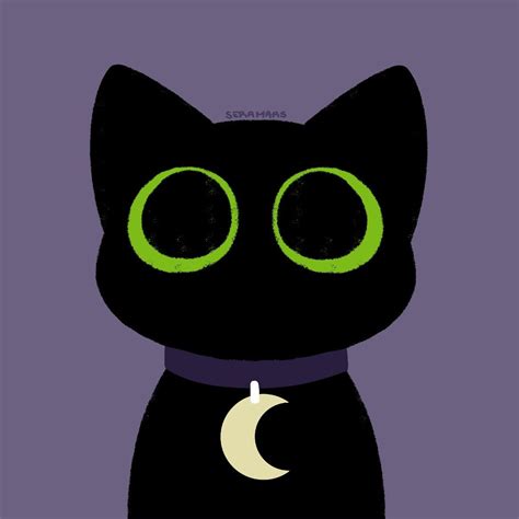 Pin on Tatuajes VaLu | Black cat drawing, Cute doodle art, Cat doodle