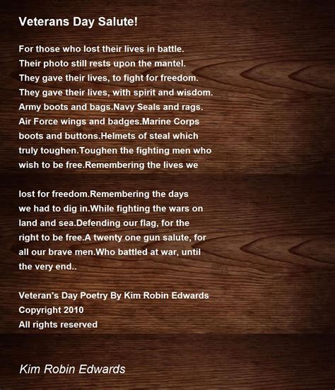 Sad Veterans Day Poems | FREE Printable