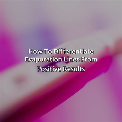 What Color Are Evaporation Lines On Pregnancy Tests - colorscombo.com