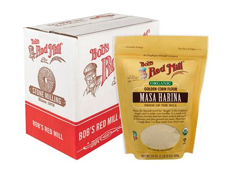 Buy Bob's Red Mill Organic Masa Harina Corn Flour, 24-ounce (Pack of 4 ...